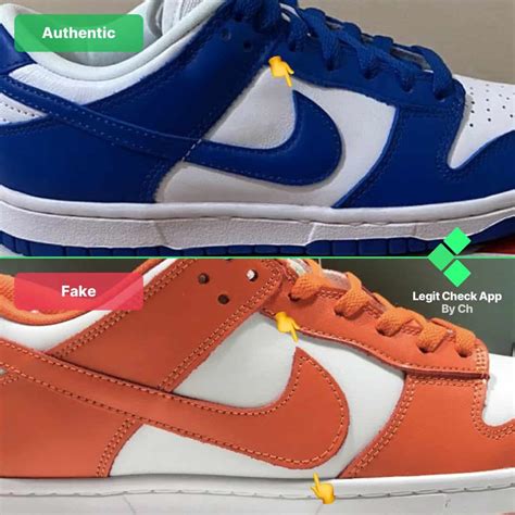 how to check if dunks are fake